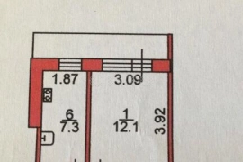 Продажа 1-комнатной квартиры 31 м², 3/5 этаж  