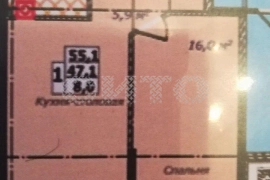 Продам новостройку 55.0 м² этаж 1/5 город Геленджик улица Верхняя